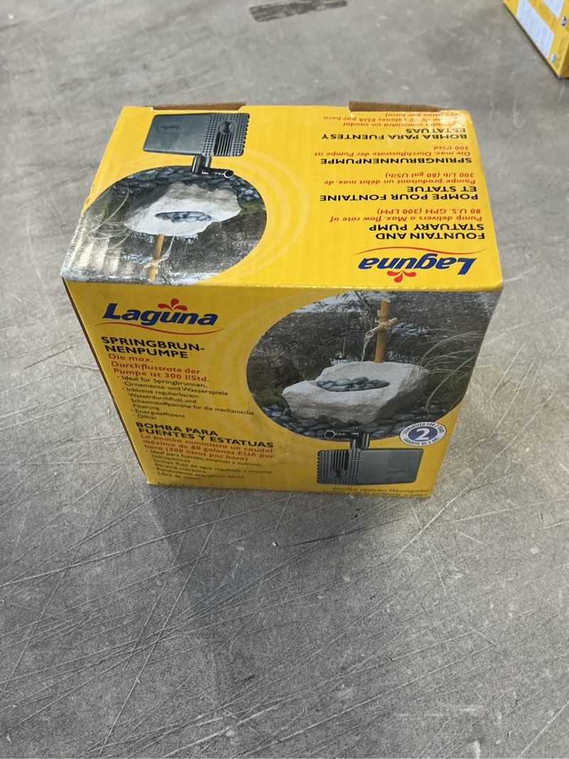 Condition photo showing New/Like New for Laguna Submersible Water Pump  for Use in Fountains  Statuary and Hydroponics