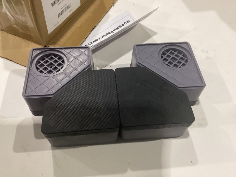 Condition photo showing Good Condition for 4pcs anti vibration pads for washing machine, stops washer dryer moving, prevents noise, vibration transfer, antivibration stabilizer support feet (increase1.8in)