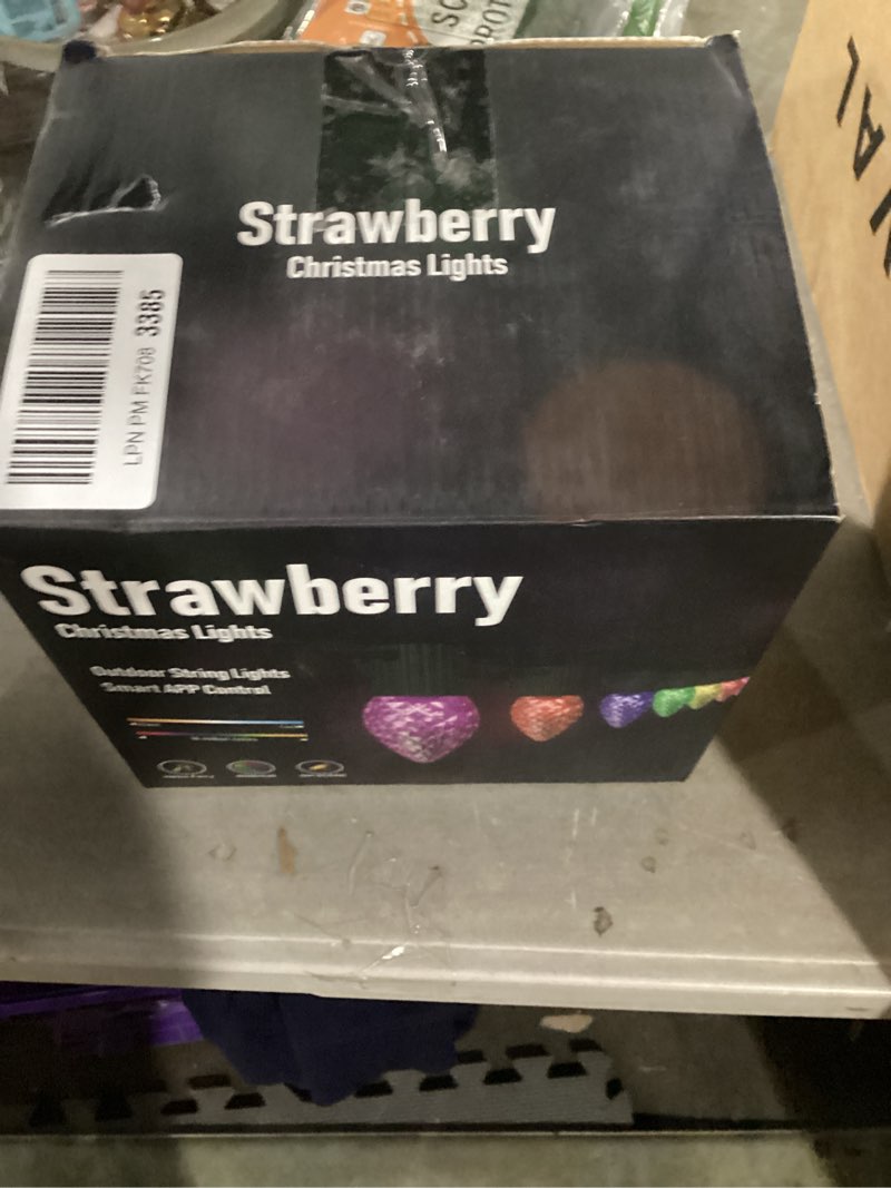 Condition photo showing Good Condition for Smart C9 Christmas Lights Outdoor, 66FT 100 LED RGB Color Changing Christmas Lights, APP Remote Controlled Music Sync Waterproof Connectable String Lights for Indoor Outdoor Xmas Decor