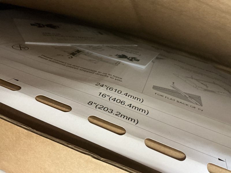 Condition photo showing New/Like New for USX Mount Long Arm TV Wall Mount for Most 42-95 inch Television 40 Inch Extension Full Motion TV Mount?Wall Mount Bracket with Swivel and Tilt, Up to 150lbs Fits 16” 18” 20” 24” Stud VESA 800x400mm 42-95" Long Arm