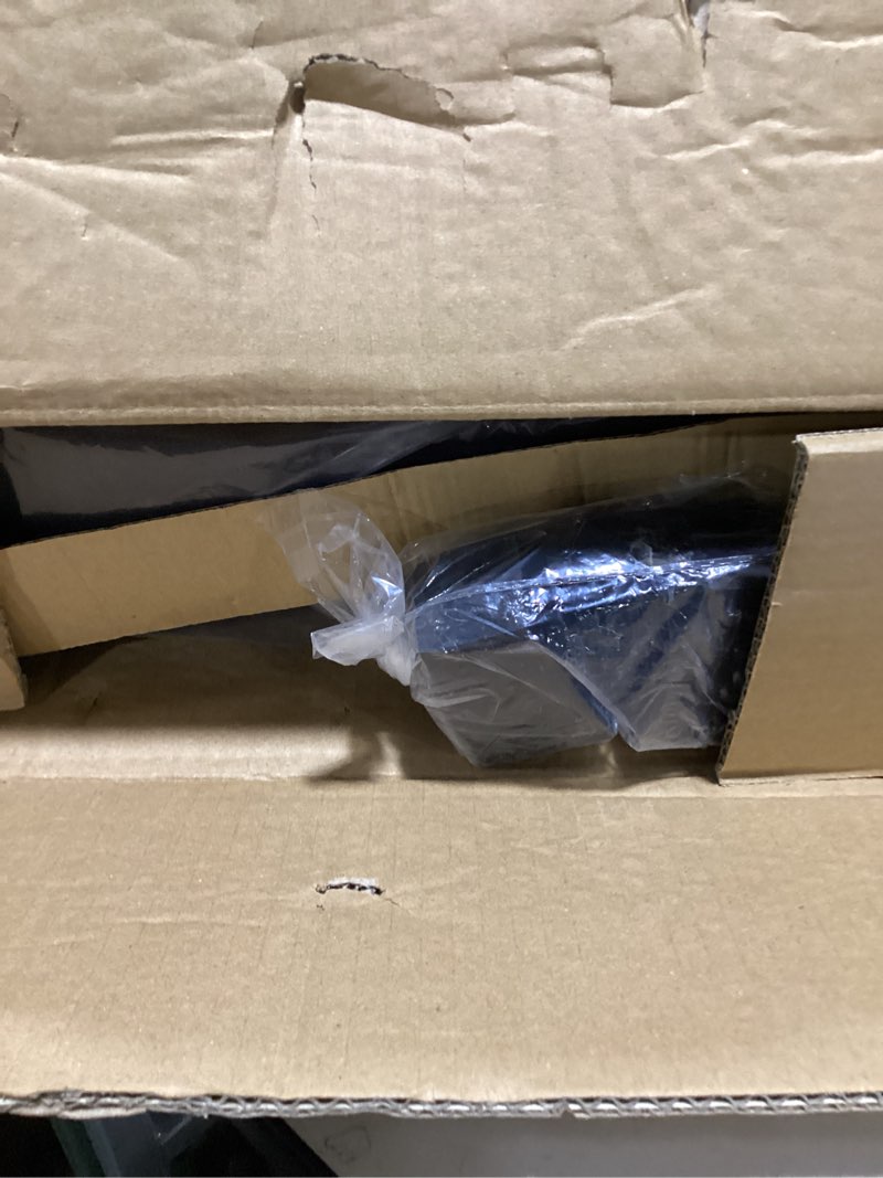 Condition photo showing Good Condition for 17.7" Ottoman with Storage, Square Storage Ottoman for Dorm, Faux Leather Ottomans with Legs for Living Room, Bedroom, Brown Brown, Faux Leather