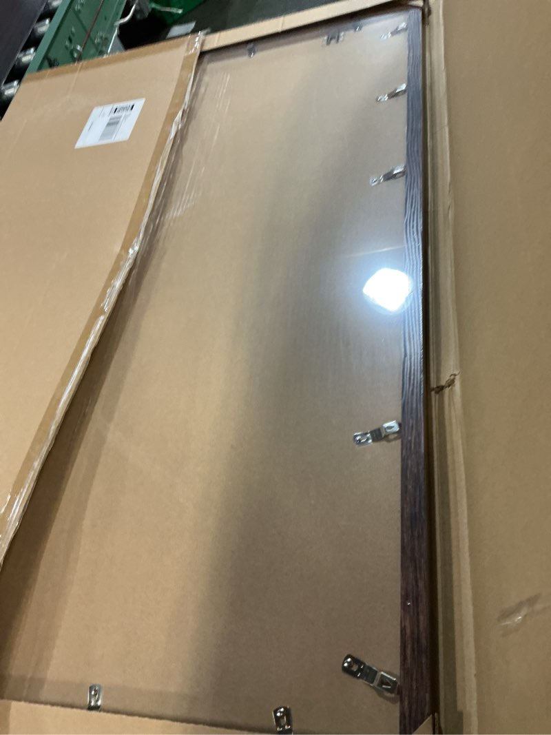 Condition photo showing New/Like New for a plus max 27x40 picture frame, black engineered wood frame for 27 x 40 inch picture poster photo, light weight 27 by 40 frame with wood-grain for wall - 1 pack/black/27 x40 black 27x40 1 pack