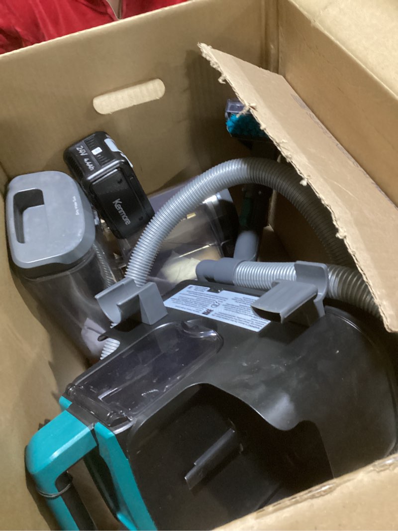 Condition photo showing As Is for Kenmore KW1090 SpotLite Go 24V Cordless Brushless Portable Carpet Spot Cleaner, 16Kpa Power Suction, 55Mins Runtime with Hose Cleaning Tool for Pets, Area Rugs & Couches