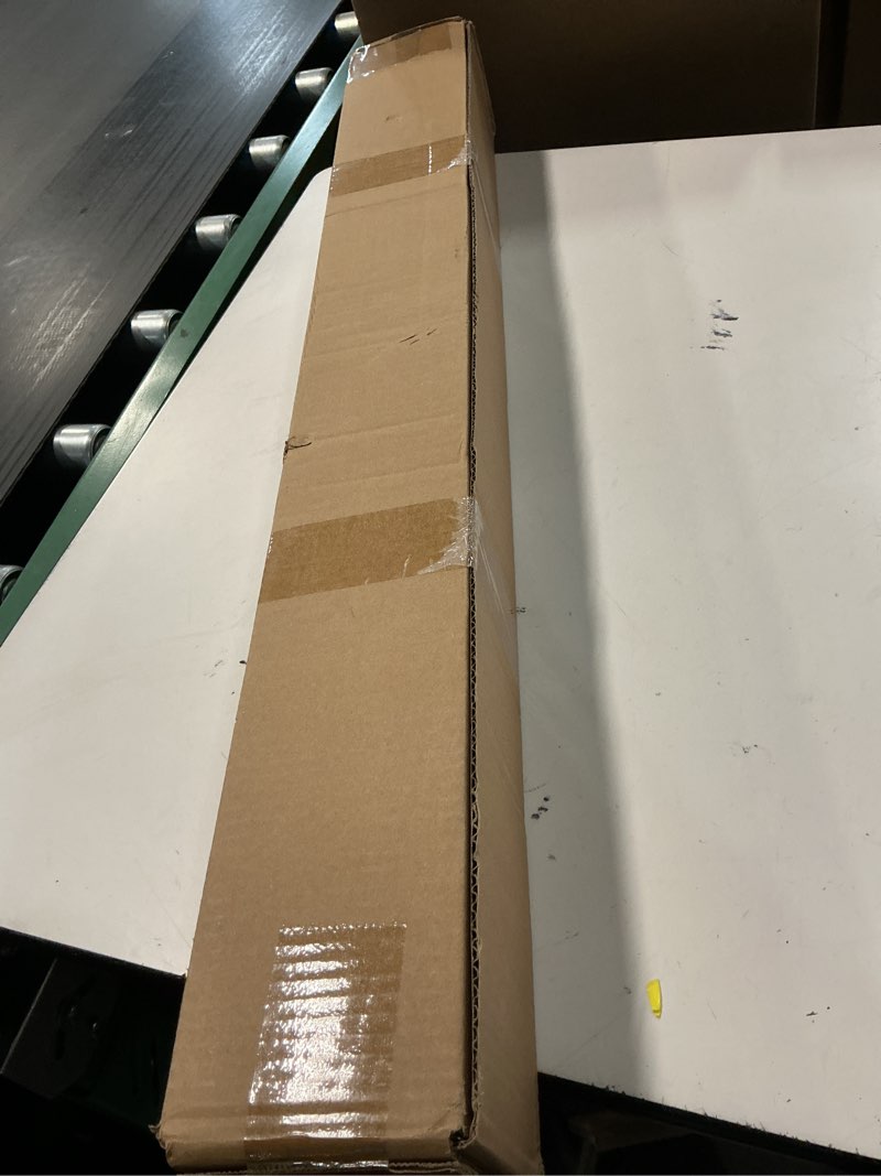 Condition photo showing New/Like New for LazBlinds No Tools No Drill Cordless Bamboo Roman Shades, Light Filtering Window Treatment, Roll Up Bamboo Blinds for Window 34'' W x 64'' H, Brown Brown206 34'' W x 64'' H