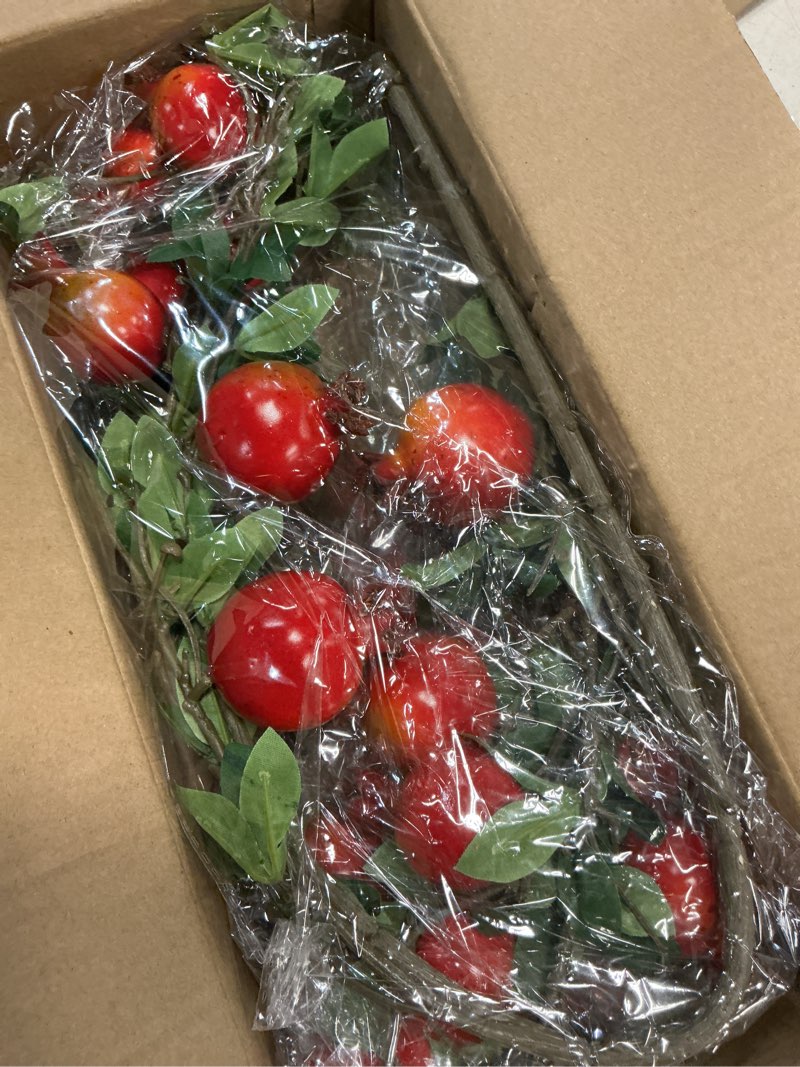 Condition photo showing Good Condition for woration 3pcs artificial pomegranate tree branches 37.4 inch fake vivid fruit pomegranate berries branches lifelike props vase home party decoration 37.4 inch fake pomegranate branches