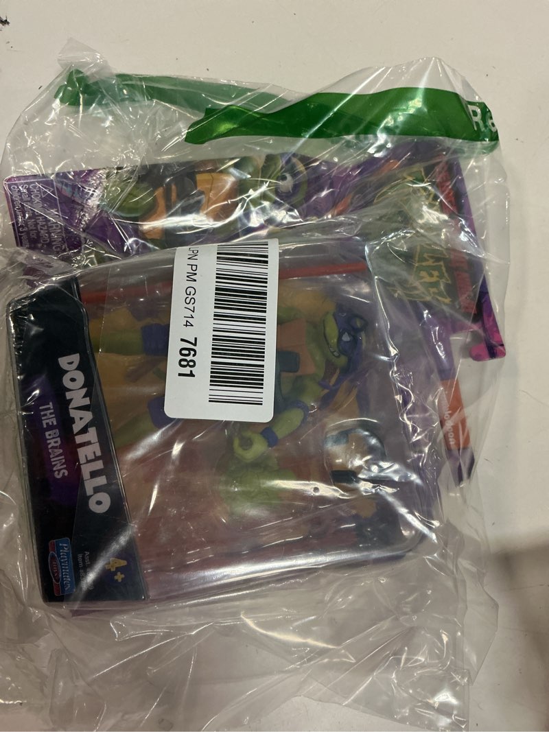 Condition photo showing Good Condition for teenage mutant ninja turtles: mutant mayhem 4.5” donatello basic action figure by playmates toys