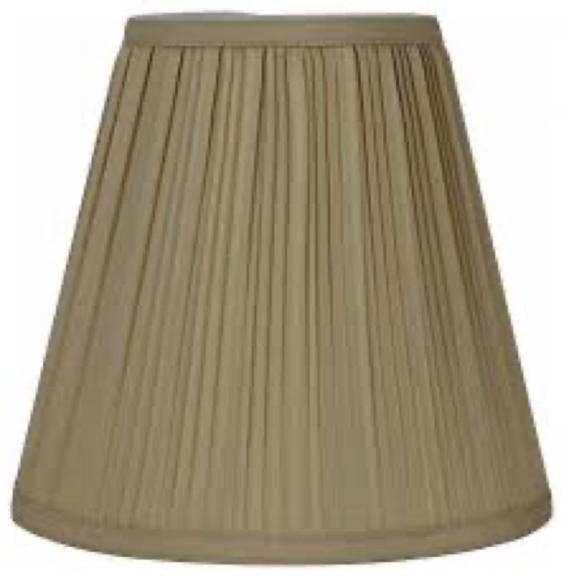 Classic Gathered Ticking Stripe Lamp Shade Available in Multiple Colors & Sizes