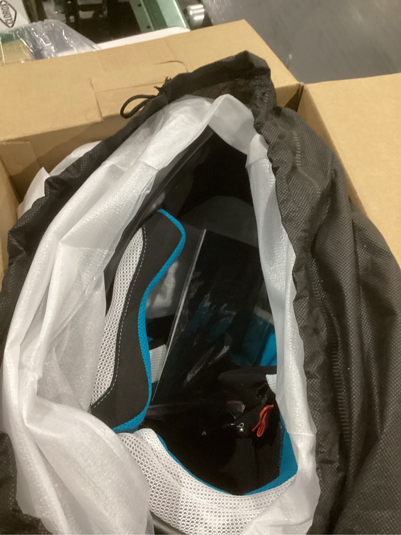 Condition photo showing Good Condition for ROOZO Youth Dirt Bike Helmet DOT Certified - Full Face Motorcycle Helmet for Off-Road, ATV, Street Riding, Includes Adjustable Goggles & Protective Gloves BLUE X-Large