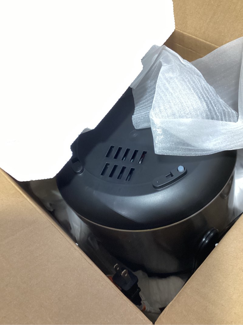 Condition photo showing Good Condition for comfee' compact rice cooker, 6-in-1 stainless steel multi cooker, slow cooker, steamer, saute, and warmer, 2 qt, 8 cups cooked(4 cups uncooked), brown rice, quinoa and oatmeal, 6 one-touch programs 6 presets_4 cups uncooked