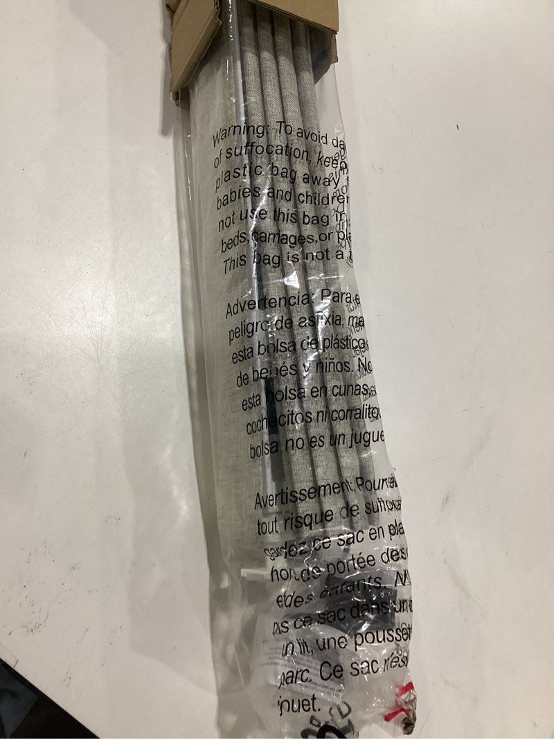 Condition photo showing Good Condition for lazblinds no drill roman shades for windows, cordless blackout window shades with uv protection, polyester fabric for bedroom & living room, 30" w x 64" h, beige blackout - faux linen - beige 30"w x 64"h