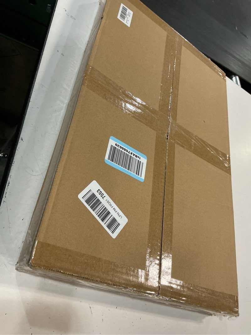Condition photo showing New/Like New for fixed window safety guard 14”x 38” *2 pack adjustable width prevents accidental falls, non-egress, tamper resistant screws included, white 2 pack * 14x38 inches