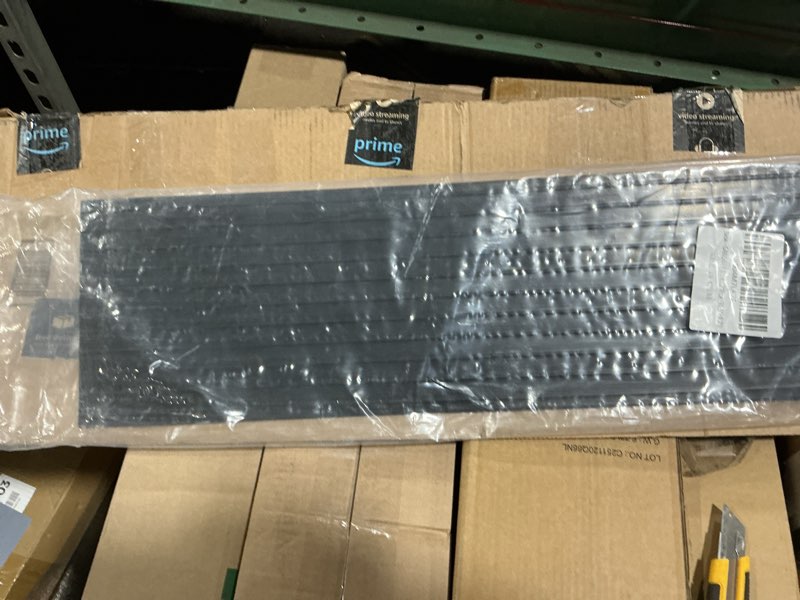 Condition photo showing Good Condition for threshold ramp for doorways 2" rise- odorless indoor entry ramp- non-slip& cuttable handicap ramp for wheelchairs, robot vacuum cleaners, scooters, strollers- black- 2?rise (31.5?×8.7?) black 2?rise (31.5?×8.7?)