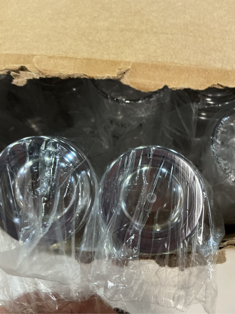 Condition photo showing Good Condition for sliner 150 set wedding favors for guests bulk 2oz acrylic take a shot we tied the knot shot glasses with thank you cards organza bags for guest souvenir wedding bridal shower gifts (clear,black) clear, black 150