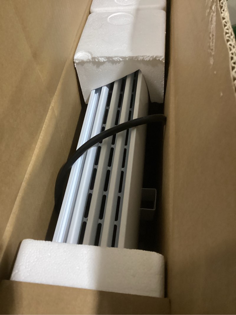 Condition photo showing Good Condition for 800W Plug-in Convection Electric Panel Wall Heaters for Indoor Use, Quiet Fan-less Design, Freestanding/Wall Mount Space Heater With Adjustable Thermostat, 24H Timer, Digital Display(White)