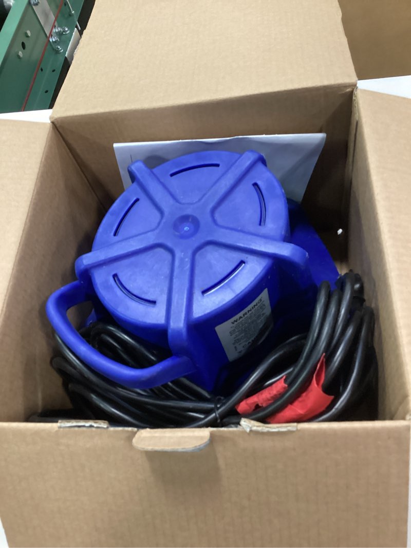 Condition photo showing As Is for Little Giant Select Series LG-APCP1700 1/3 HP, 1745 GPH, Automatic, Submersible, Swimming Pool Cover Pump with 25-Ft. Cord, Dark Blue, 14942691