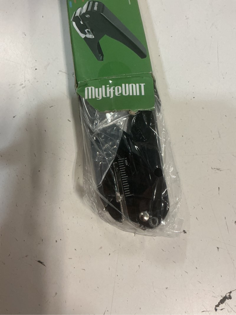 Condition photo showing New/Like New for mylifeunit badge hole punch, slot puncher for id card, pvc slot and paper, heavy-duty hole punch for pro use 1