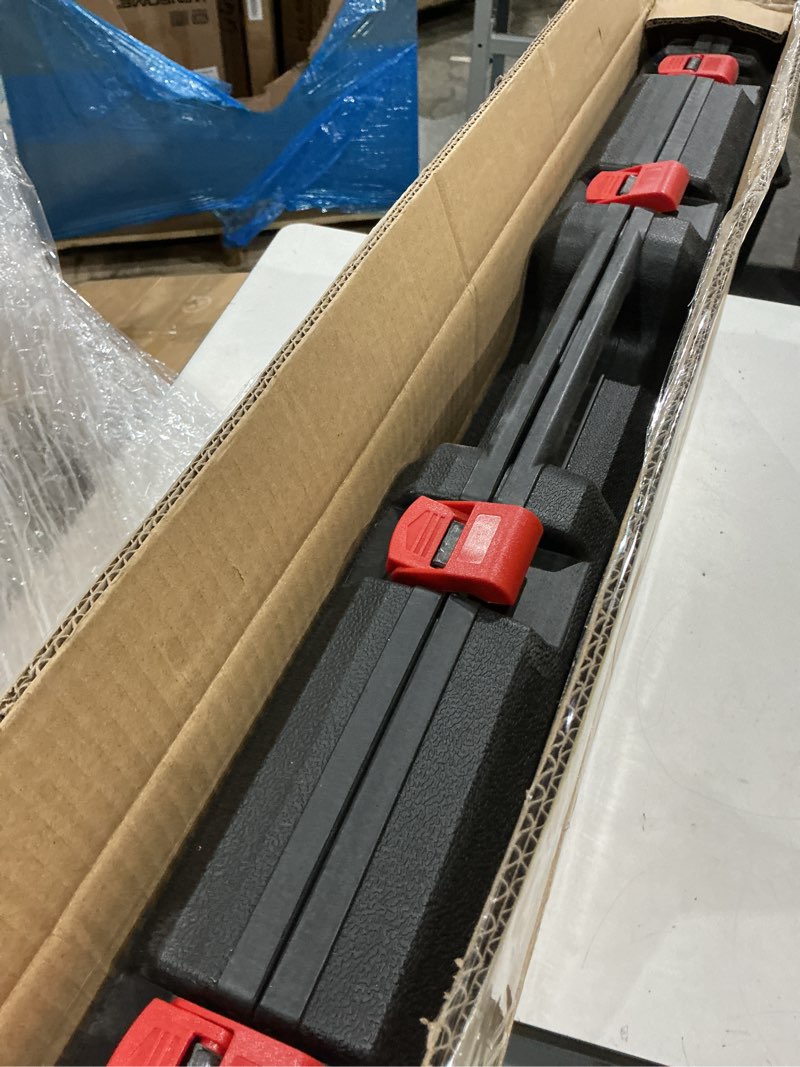 Condition photo showing Good Condition for drywall skimming blade set, drywall tools with 6" 10",15” 24" & 32" stainless steel skimming blade with 55" aluminum extension handle, high-impact end caps suitable for sheetrock/gyprock