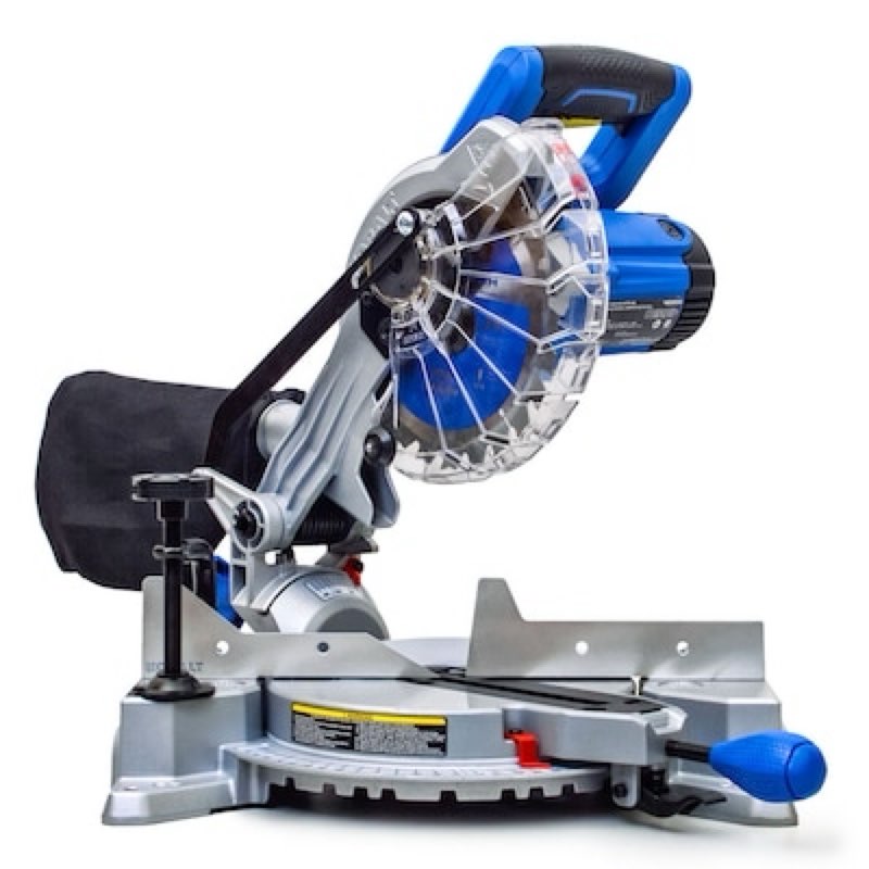 kobalt 7-1/4-in 10-amp single bevel compound corded miter saw