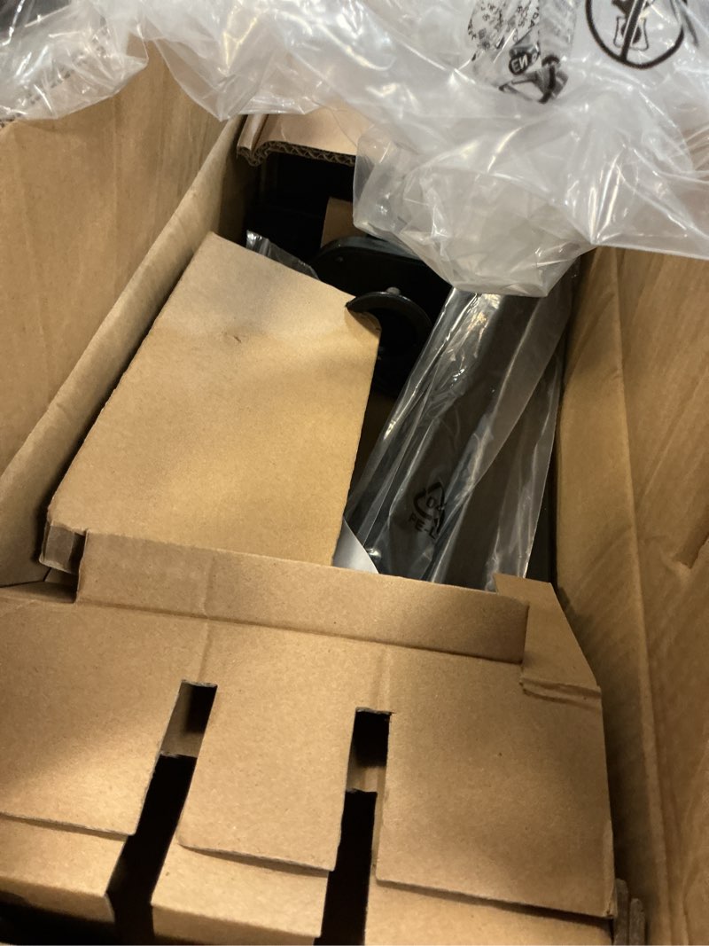 Condition photo showing Good Condition for montek 66 lbs heavy-duty ventilated under desk pc mount, adjustable no-drill pc mount with protective pads,16.1"-25.6" h, ideal for office home classroom, black