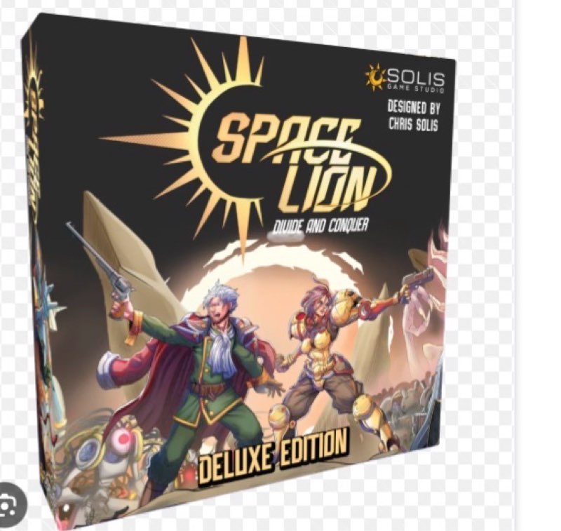 Space Lion: Divide and Conquer (Deluxe Edition) | Strategy Card Game | Battle Royale | 1 to 5 Player