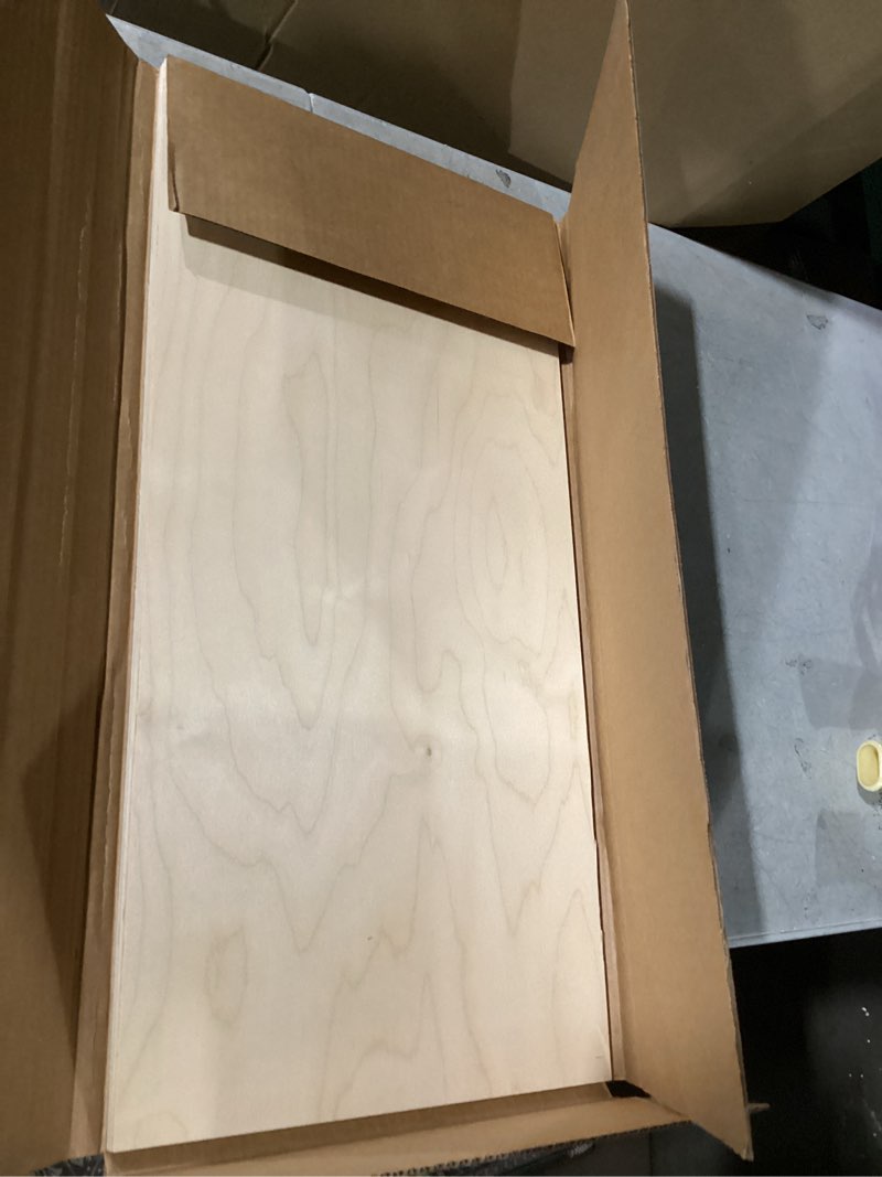 Condition photo showing Good Condition for Baltic Birch Plywood 15 x 30 x 1/4 Inch - 6 mm Craft Wood, Pack of 2 B/BB Grade, Stronger Than Basswood Sheets or Balsa Wood, Perfect for Laser, CNC Cutting, Wood Burning, by Woodpeckers 2 15" x 30"