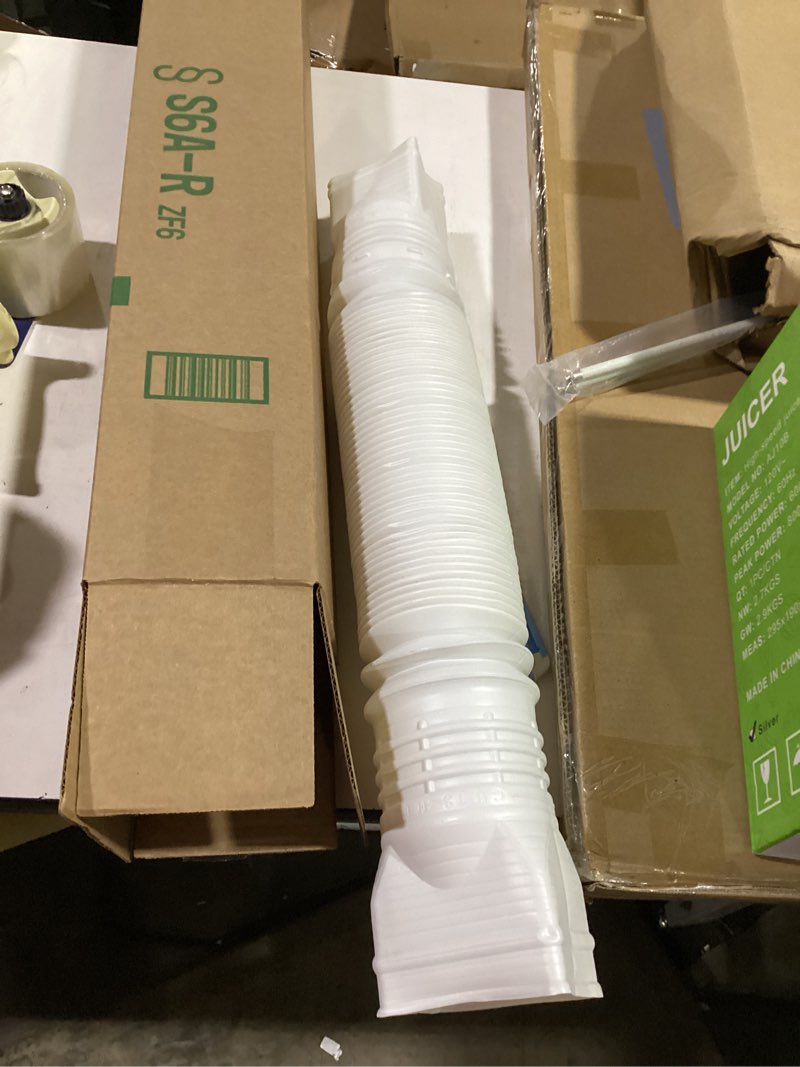 Condition photo showing Good Condition for amerimax flex-a-spout downspout extension  white roof gutter accessories
