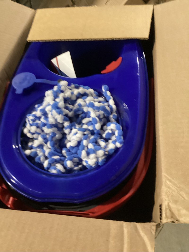 Condition photo showing Good Condition for o-cedar rinseclean spin mop & bucket system | clean with water | removes 99% of bacteria