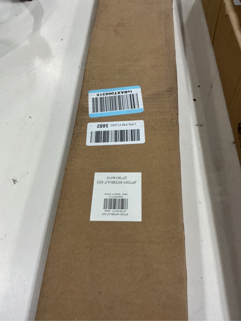Condition photo showing New/Like New for lazblinds no tools no drill cordless cellular shades, top down bottom up (tdbu) honeycomb shades for home, light filtering thermal insulation blinds for windows, 27" w x 64" h, white light filtering - white 27" w x 64" h