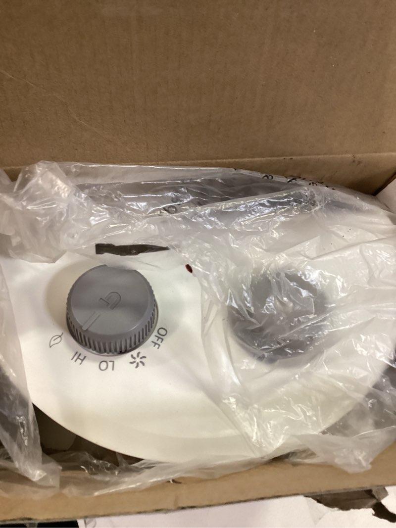 Condition photo showing As Is for 100+ bought last week Utilitech 1500 -Watt Fan Compact personal Indoor Electric Space Heater with Thermostat