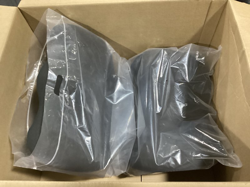 Condition photo showing Good Condition for ergonomic back support cushion for office chair, full back, hip and thigh support with structured lumbar support and extra-thick memory foam for sciatica pain relief and reduced sitting discomfort