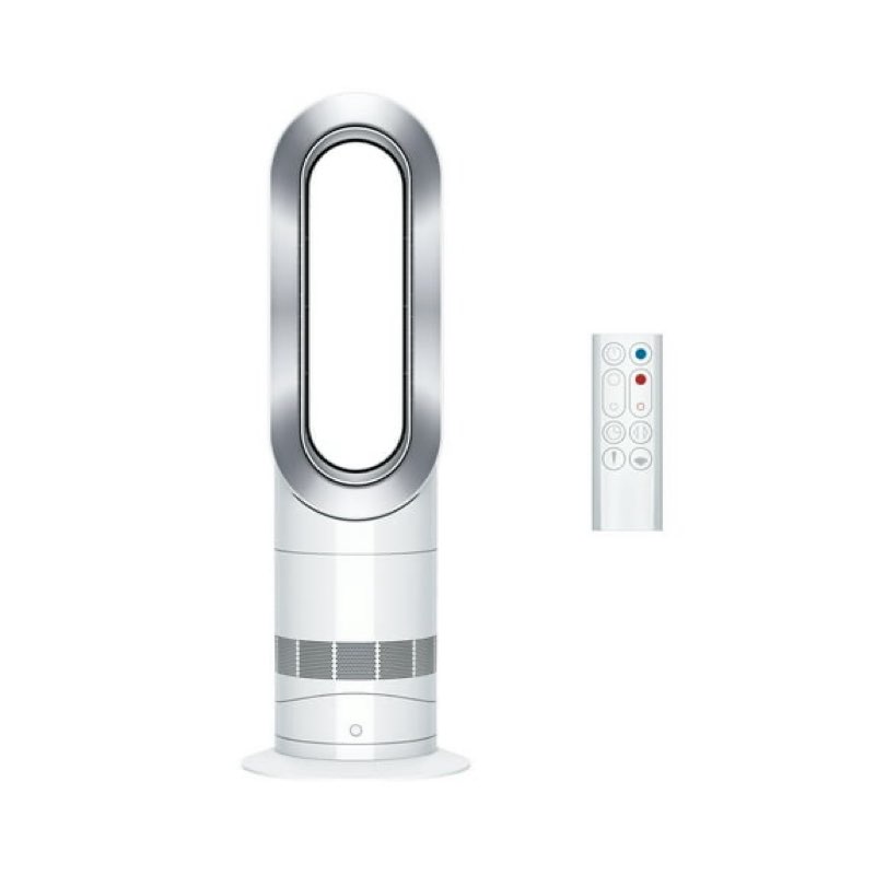 dyson hot+cool™ jet focus fan heater am09 | white/silver