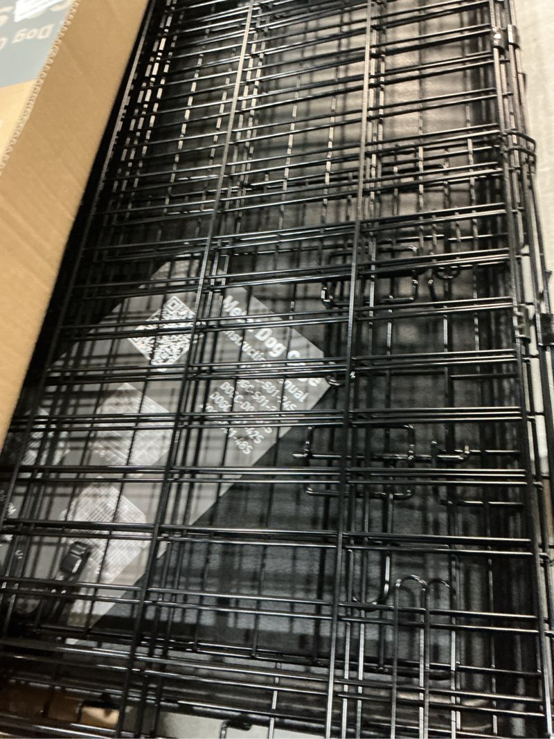 Condition photo showing New/Like New for midwest homes for pets 30-inch icrate for medium breeds, 21-40 lbs, double door folding dog crate with divider panel, leak-proof tray & secure latches, portable, durable & easy to assemble 30.7"l x 19.3"w x 21.5"h double door
