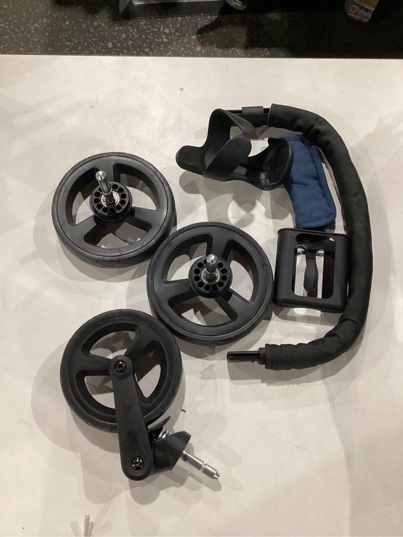 Condition photo showing As Is for ingenuity 3d quick close cs+ compact fold stroller - deep ocean