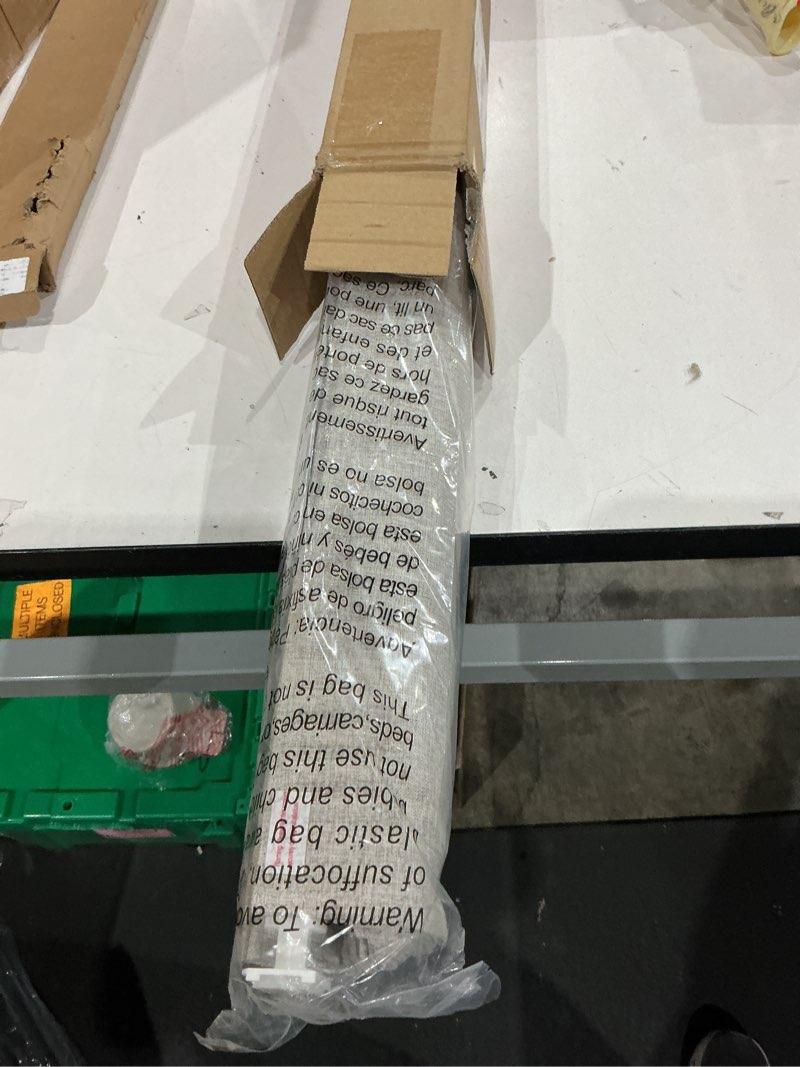 Condition photo showing Good Condition for lazblinds no drill roman shades for windows, cordless blackout window shades with uv protection, polyester fabric for bedroom & living room, 42" w x 64" h, beige blackout - faux linen - beige 42"w x 64"h