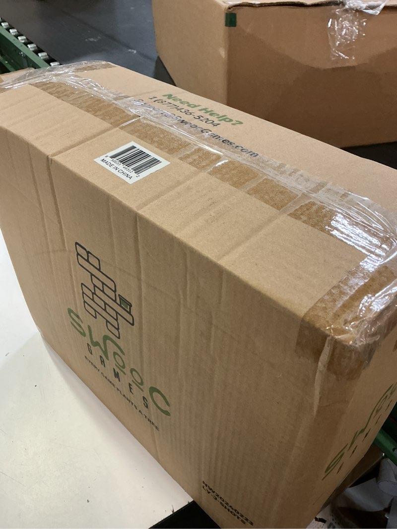 Condition photo showing New/Like New for swooc games - giant tower party game with hidden jello shots - includes disposable cups, lids & carrying case - stacks up to 5ft - tipsy topple game for adults - giant outdoor games - jumbo bar fun giant tower party game w/ 105pc cups