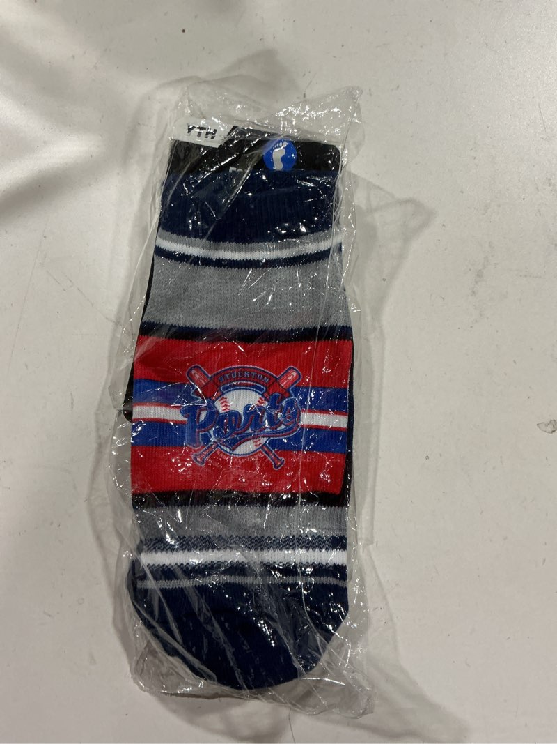 For Bare Feet MiLB STOCKTON PORTS Streak No Show Sock Team Colors YOUTH