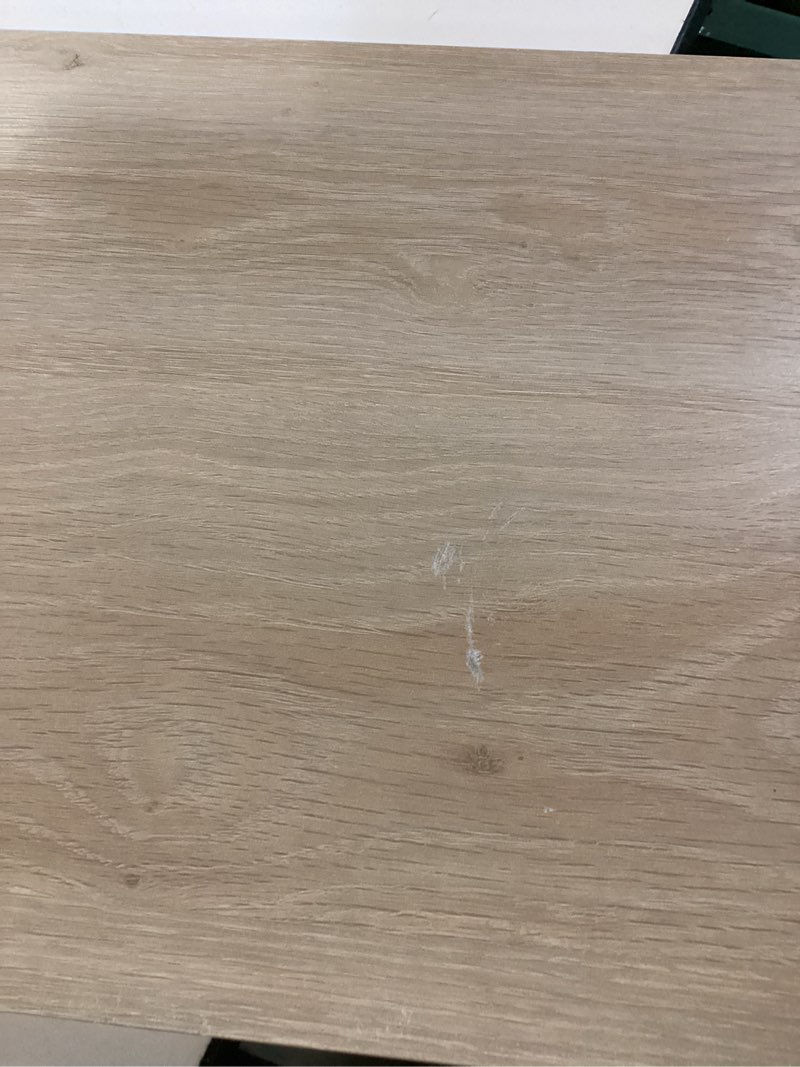 Condition photo showing As Is for style selections 47.6-in l x 11.7-in d x 0.6-in h light wood mdf rectangular shelf board