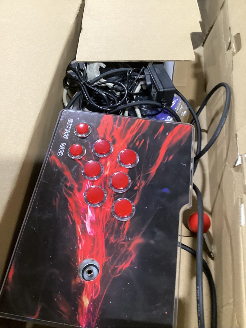 Condition photo showing Good Condition for pandora box arcade console with 32000 games in 1,two separate consoles, 1280x720 full hd retro gaming machine for tv, monitor, and projector, search/save/hide/pause functions separate-32000