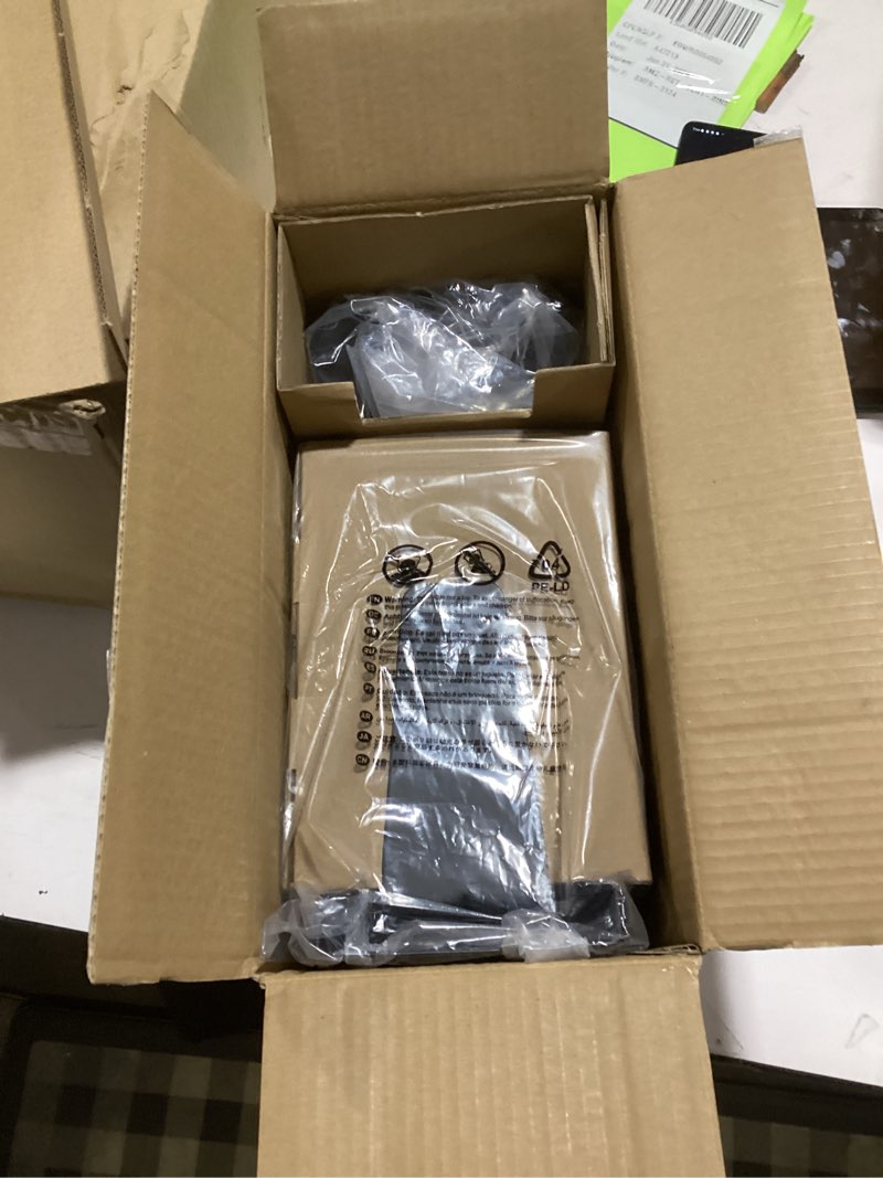 Condition photo showing As Is for VIVO Adjustable Clamp-on Desk Leg PC Mount, Under Desk PC Mount, Computer Case CPU Holder with Tool-Free Installation, Black, MOUNT-PC01C