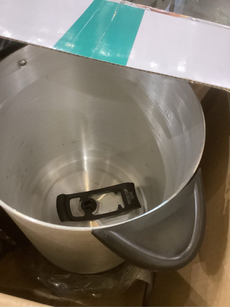 Condition photo showing As Is for Hamilton Beach 45cup Urn 40519