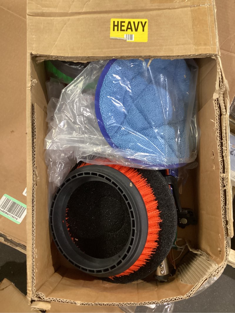 Condition photo showing New/Like New for Commercial Floor Scrubber Machine, Heavy Duty Orbital Floor Cleaner, Multi-Functional Floor Buffer Polisher Machine- Deep Cleaning Tile and Grout, Hardwood Floors and Carpets with Ease, Orb-5