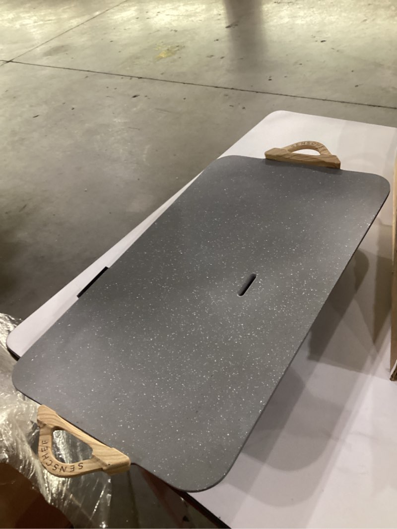 (No Charging Cord and No Tray) Senschef 12x20 eletric griddle 