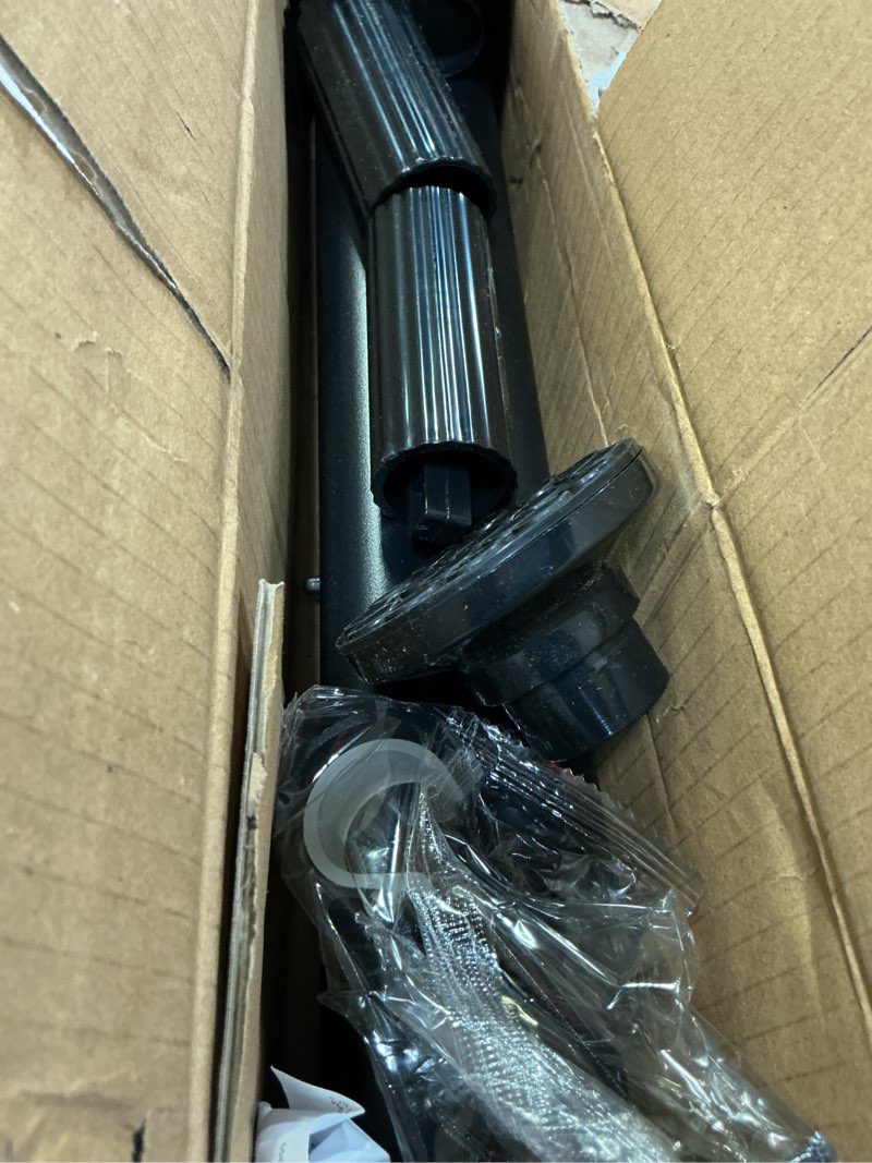 Condition photo showing As Is for (Similar)AIZESI 5/8 Inch Spring Tension Curtain Rods - 1-Pack with 2PCS Curtain Rod Holder, 26 to 39 Inch, Black