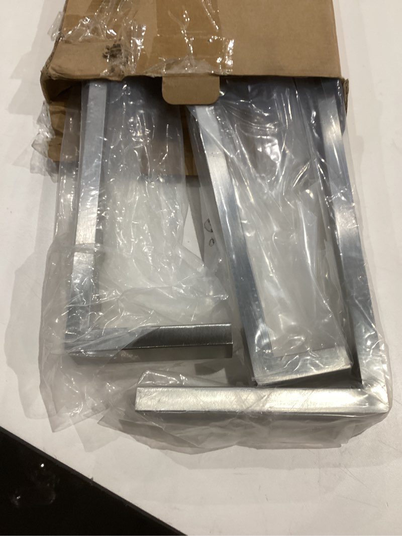 Condition photo showing Good Condition for NearMoon Bathroom Towel Bar, Towel Rod Holder, Square Shelf Rack Hanging Towel for Bath, Thicken SUS304 Stainless Steel Towel Rack Wall Mounted-3-Tier Bath Accessories (24 Inch, Brushed Nickel) Brushed Nickel 3 Tier