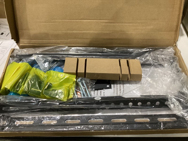 Condition photo showing As Is for mounting dream fixed tv wall mount, low profile wall mount bracket for most 42-90 inch television, flush tvs mount for space saving, fits 16", 24", 32" studs, max vesa 800x400mm and 132lbs md2361-32 for 42"-90" tv