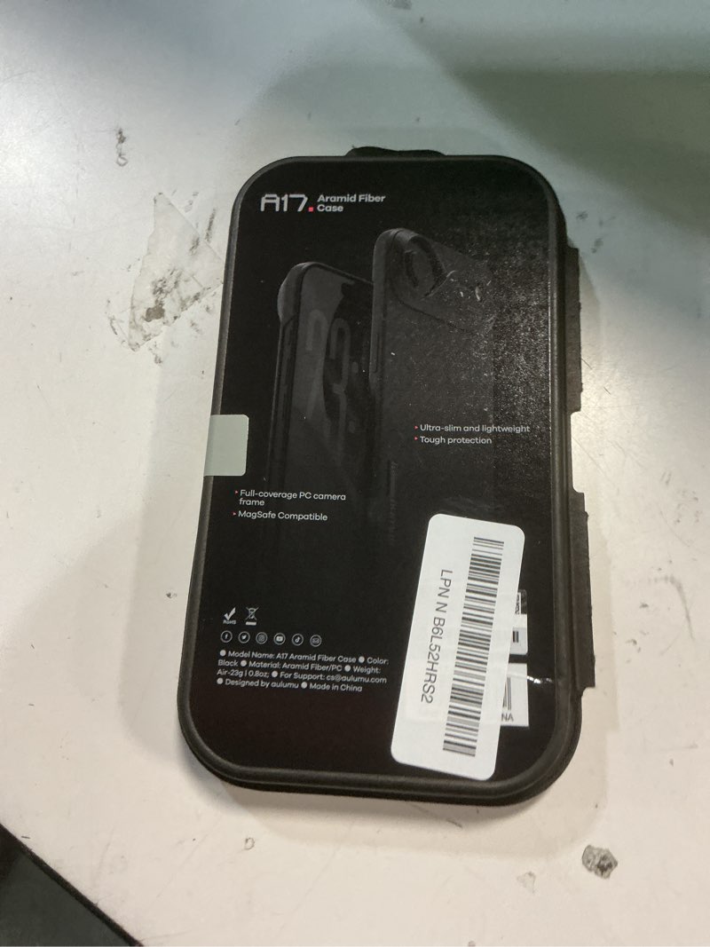 Condition photo showing New/Like New for aulumu a17 aramid fiber iphone air case | 1500d ultra slim woven | coolhyper real cooling | compatible with magsafe