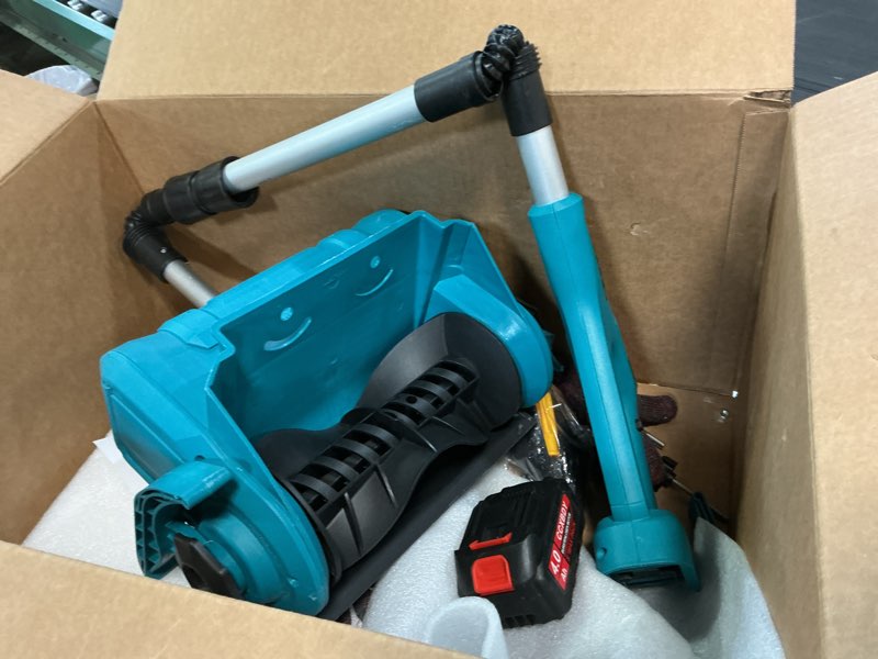 Condition photo showing Good Condition for Cordless Electric Snow Shovel, with 2×4.0Ah Battery & Charger, 12 in Foldable Lightweight Snow Blower Cordless, with Battery Capacity Display, 20 ft Throwing Distance for Driveway Sidewalk Walkway