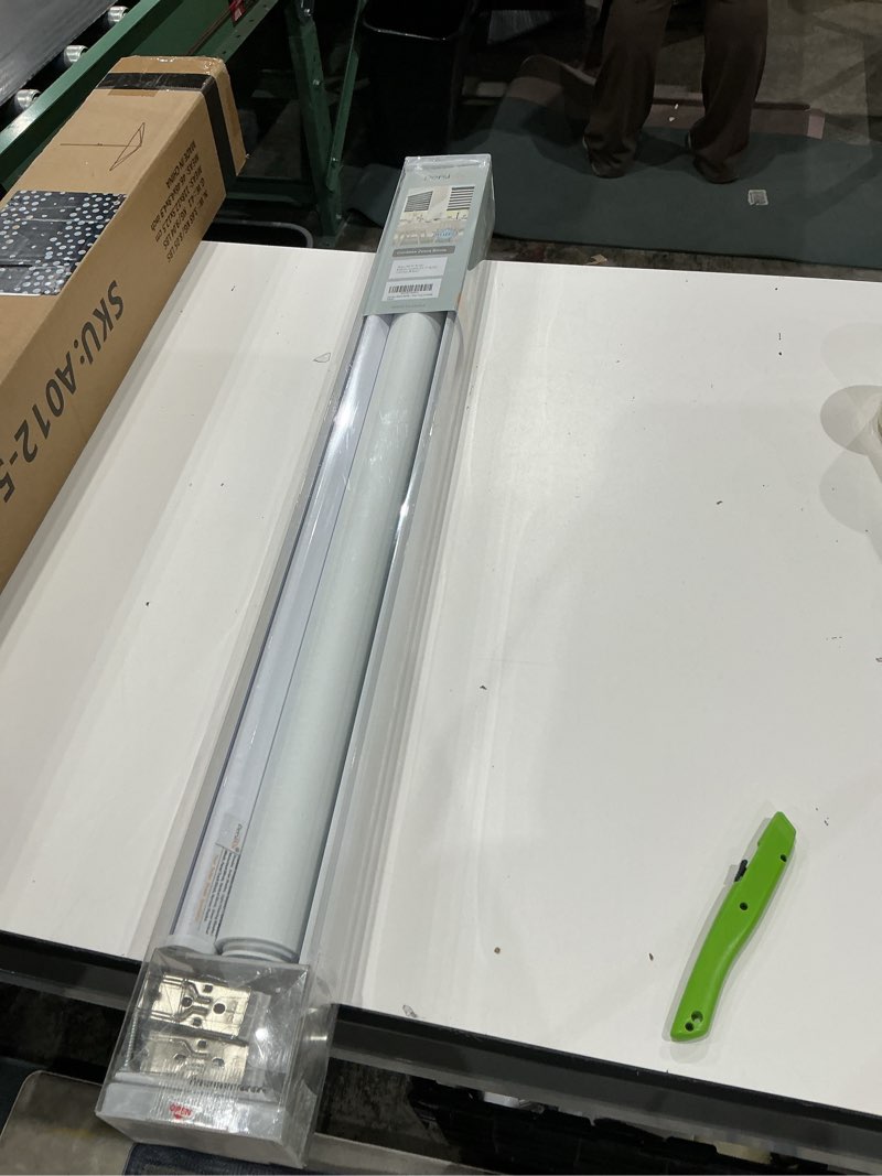 Condition photo showing Good Condition for persilux zebra blinds cordless, zebra roller shades for windows (32.5" w x 72" h, white) light filtering day and night window drapes sheer shades for home, bedroom and sliding door easy to install 32.5"w x 72"h white