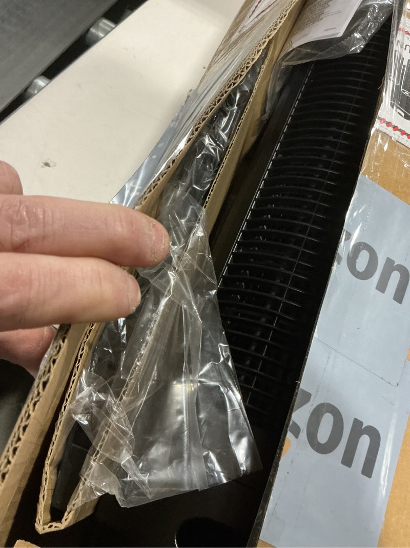 Condition photo showing As Is for Dreo Tower Fan for Bedroom, 25ft/s Velocity Quiet Floor Fan, 90° Oscillating Fans for Indoors with 4 Speeds, 4 Modes, 8H Timer, Bladeless Fan, Standing Fans, Silver, Nomad One (DR-HTF007)