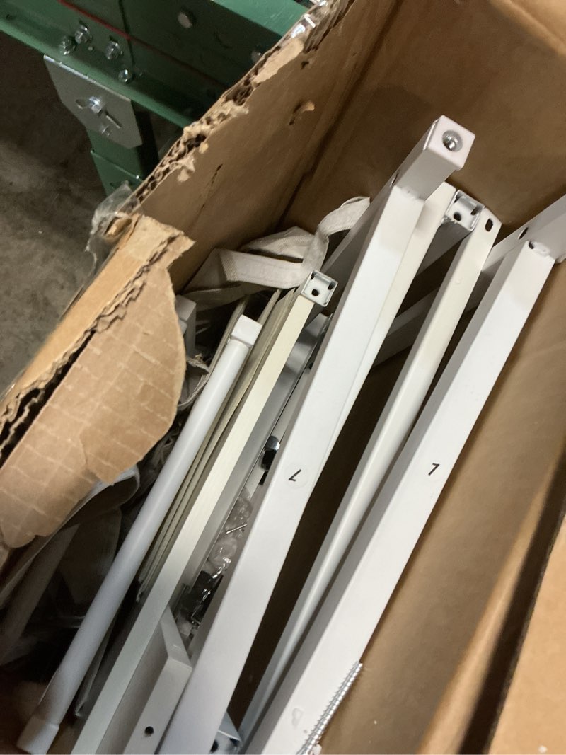 Condition photo showing As Is for Laundry Sorter 3 Section Laundry Hamper with Shelf, Durable 3 Section Laundry Basket with Rolling Wheels & Storage Drawers, 3 x 13.26 Gallons (50L), Rustic Brown PF09XLN (3 Bags)33.07"L x 13.7"W x 38.58"H Rustic Brown + 3-Color